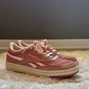 Reebok Dusty Pink and White Sneakers